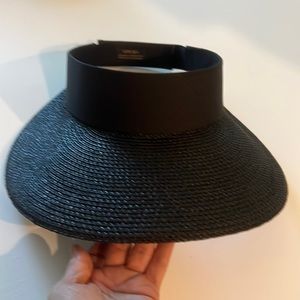 Eric Javits hat visor black Champ II worn exactly twice. Excellent condition.